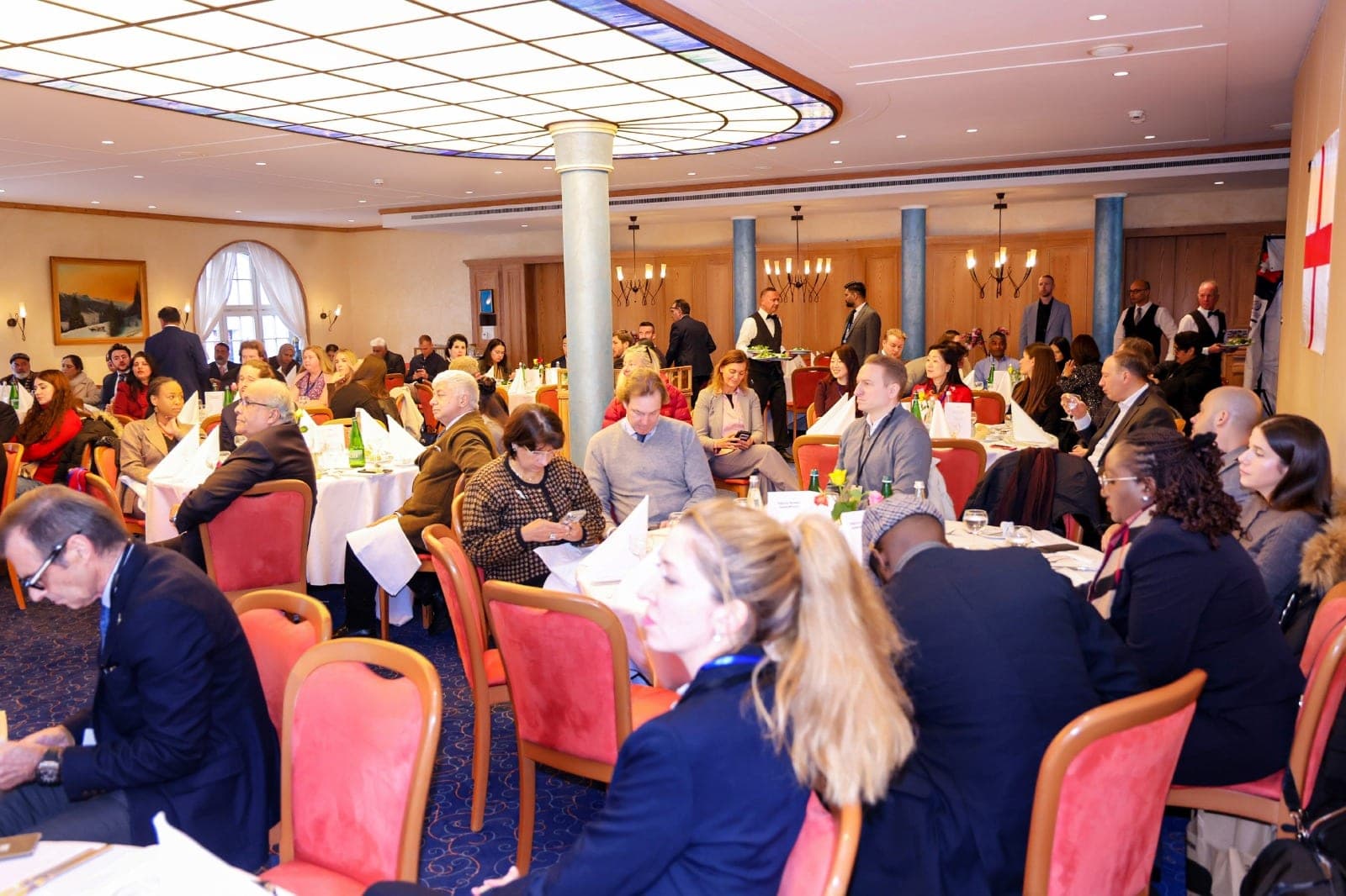 Delegates at a business summit