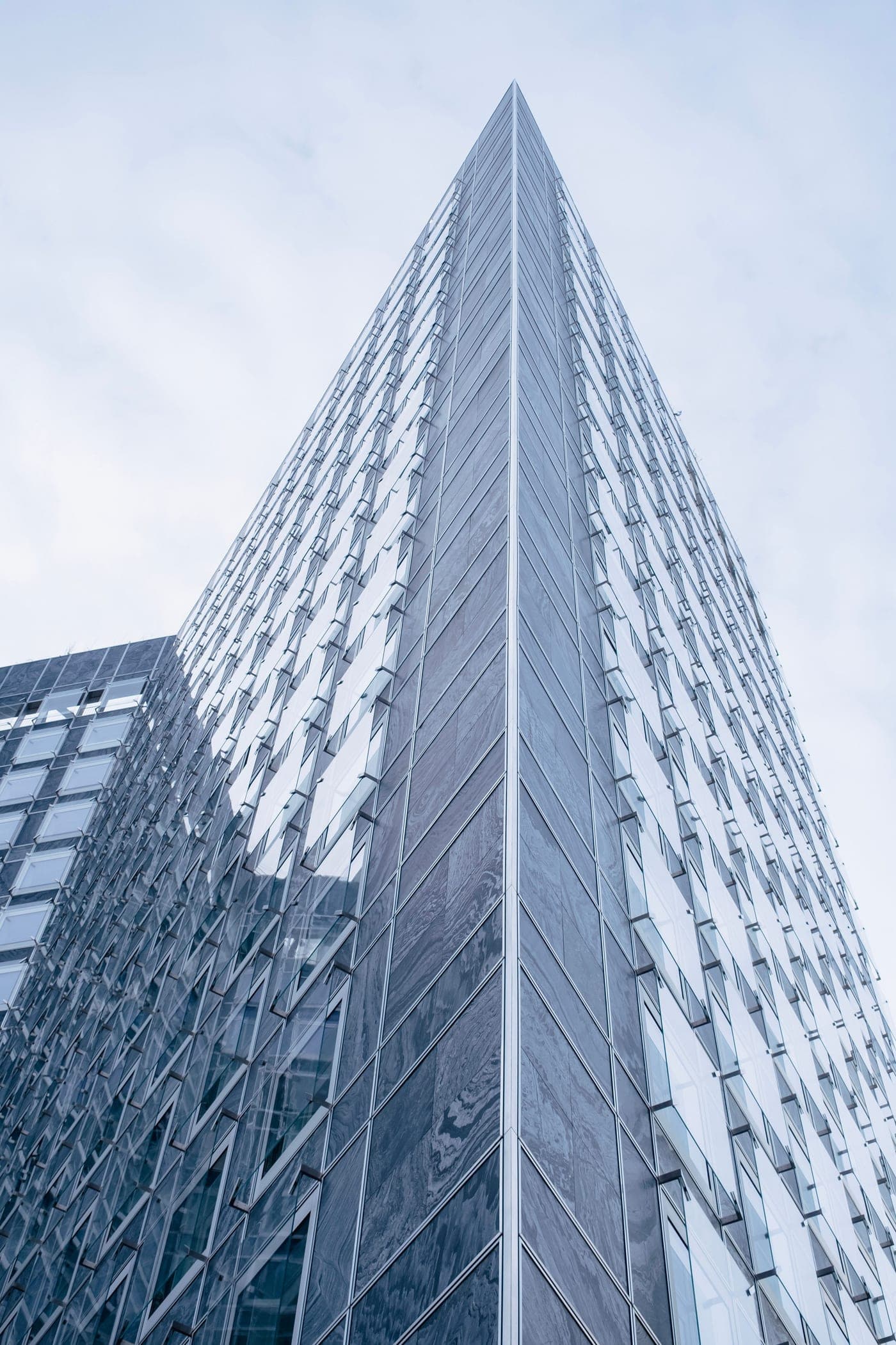 Glass towers of a financial district