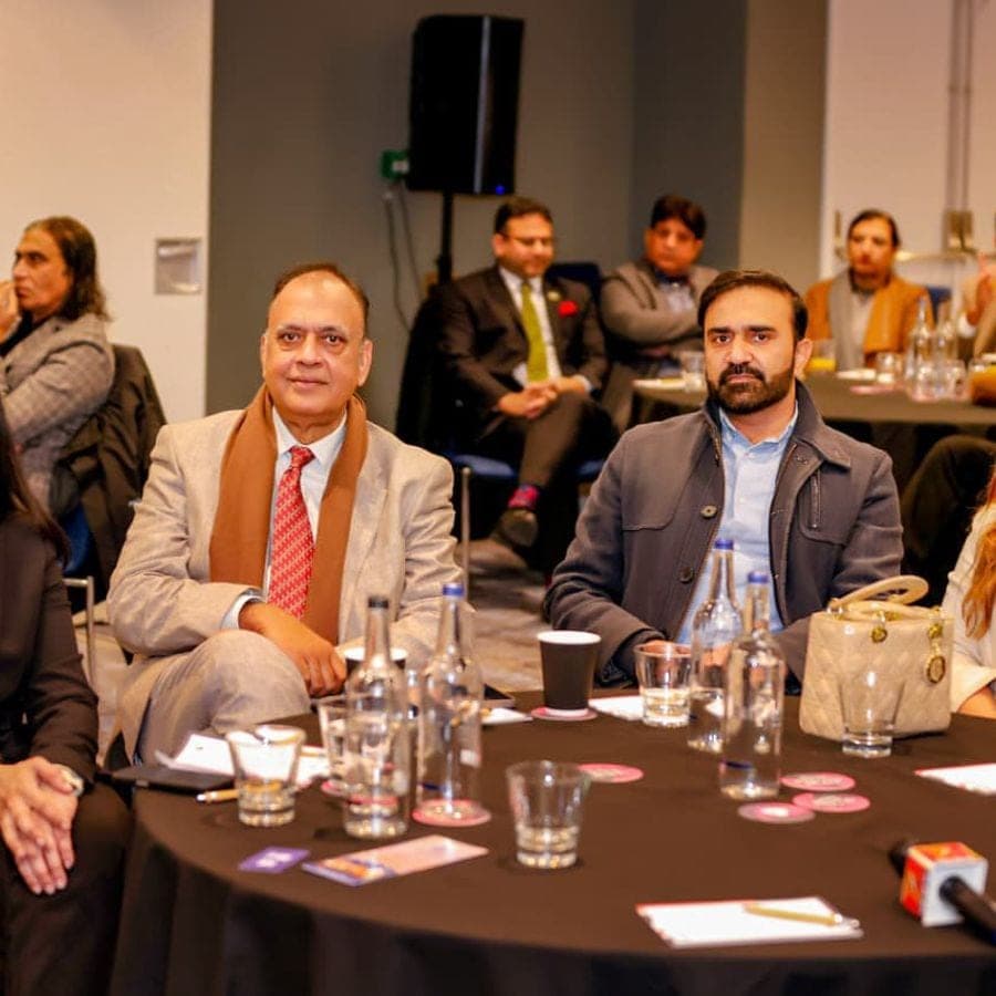 Representatives of business organisations at a round table
